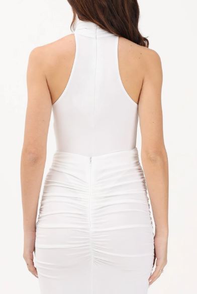 26SS 엘리자베타프랜치 바디수트 티셔츠 BO03963E2 360 Avorio - ELISABETTA FRANCHI