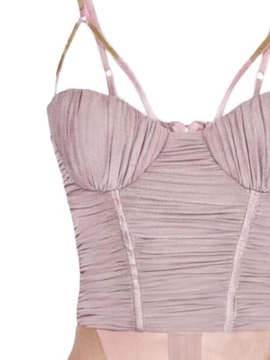 26SS 엘리자베타프랜치 바디수트 티셔츠 BO01961E2 EA1 NUDE - ELISABETTA FRANCHI