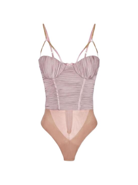 26SS 엘리자베타프랜치 바디수트 티셔츠 BO01961E2 EA1 NUDE - ELISABETTA FRANCHI
