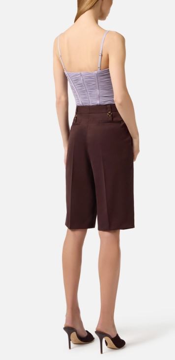 26SS 엘리자베타프랜치 바디수트 티셔츠 BO01961E2 360 Avorio - ELISABETTA FRANCHI