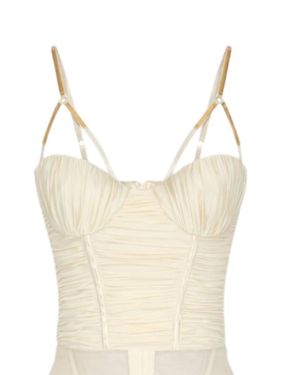 26SS 엘리자베타프랜치 바디수트 티셔츠 BO01961E2 360 AVORIO - ELISABETTA FRANCHI