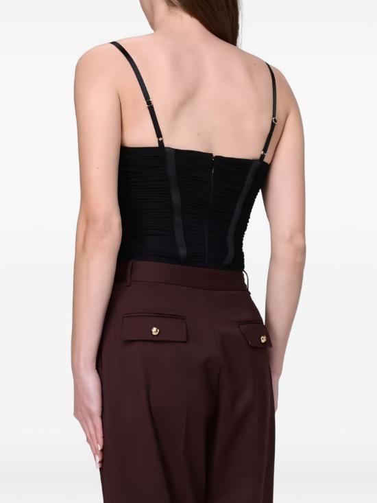 26SS 엘리자베타프랜치 바디수트 티셔츠 BO01961E2 110 Nero - ELISABETTA FRANCHI