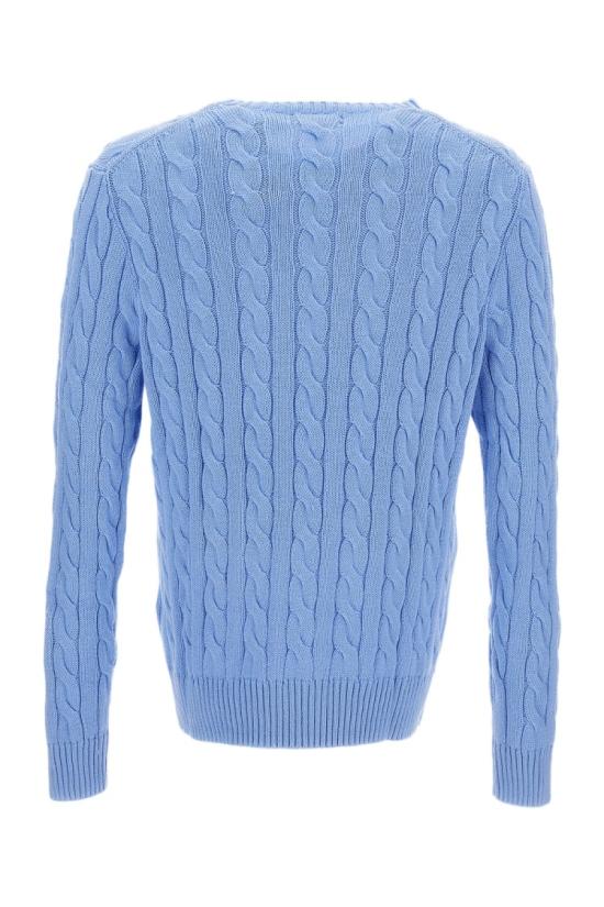 26SS 폴로 랄프로렌 로고 자수 케이블 니트 스웨터 710775885535AUSTINBLUE Blue - POLO RALPH LAUREN