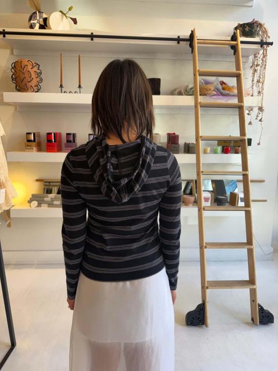  스틸히어 긴팔 티셔츠 스틸 히어 뉴욕 넬리 셔츠 블랙 - STILL HERE