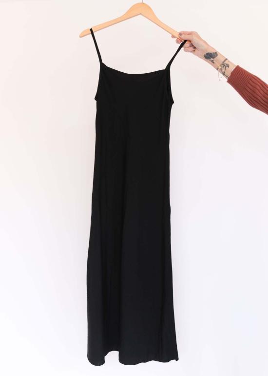  로렌 마누지안 롱 원피스 로렌 마누기안 바이어스 슬립 - LAUREN MANOOGIAN