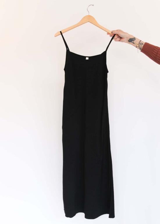  로렌 마누지안 롱 원피스 로렌 마누기안 바이어스 슬립