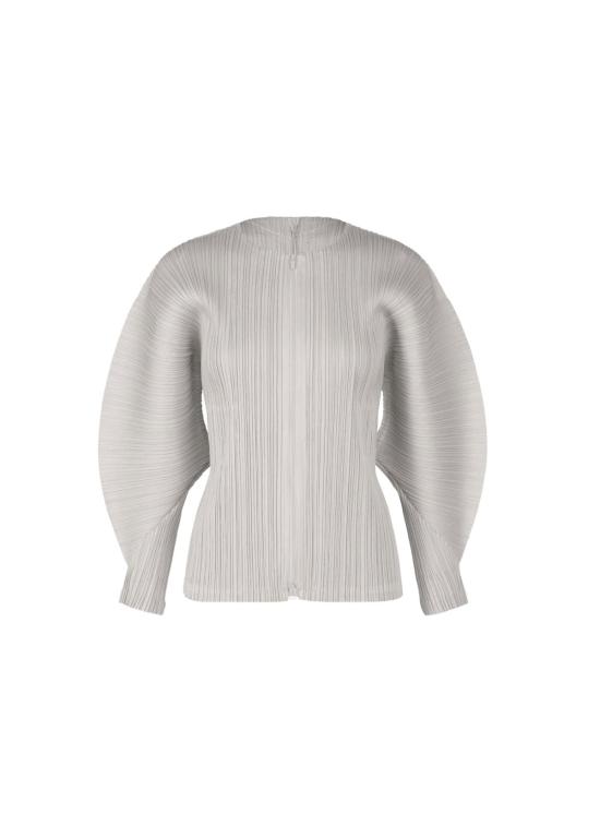  플리츠플리즈 가디건 이세이 미야케 플리츠 플리즈 4월 월간 컬러 지퍼업 - PLEATS PLEASE