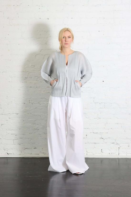  플리츠플리즈 가디건 이세이 미야케 플리츠 플리즈 4월 월간 컬러 지퍼업