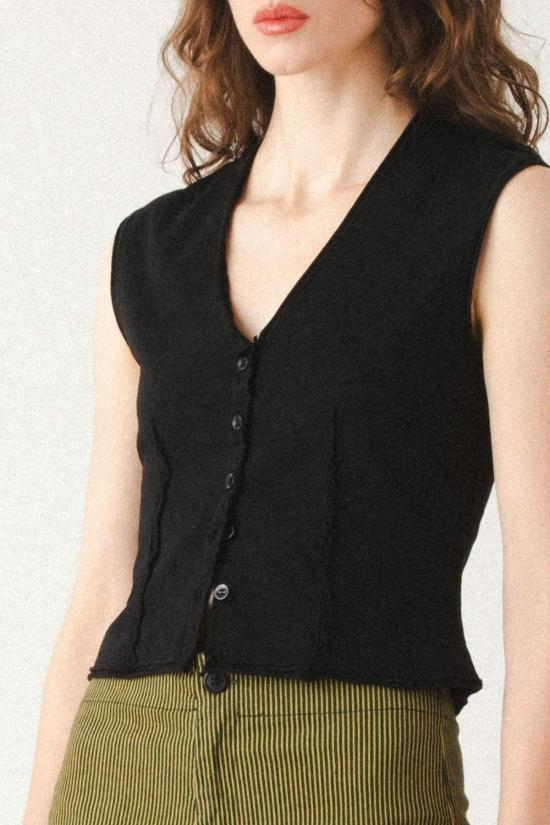  프레리 언더그라운드 블라우스 루머스 탑 블랙 - PRAIRIE UNDERGROUND