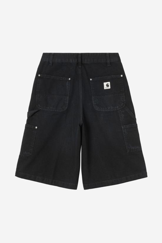 26SS 칼하트 WIP 숏팬츠 I036431 89B7 BLACK GRIND WASH DOM - CARHARTT WIP