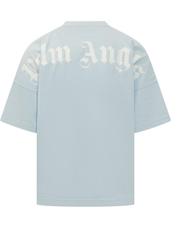 26SS 팜앤젤스 반팔 티셔츠 PMAA10BS26JER001 4103 BABY BLUE OFF WHITE - PALM ANGELS