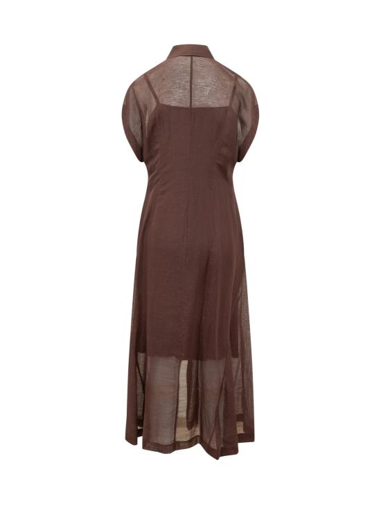 26SS 보스 롱 원피스 50559733 206 DARK BROWN - BOSS