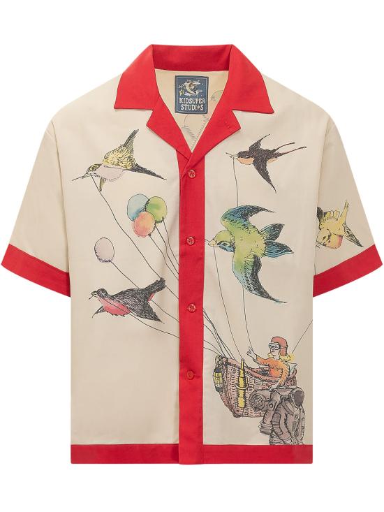 26SS 키드슈퍼 반팔 셔츠 SS26SST01 CREAMRED CREAM RED