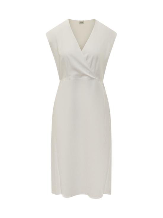 26SS 캘빈클라인 미디 원피스 LV044F016G GNA WHITE SAND