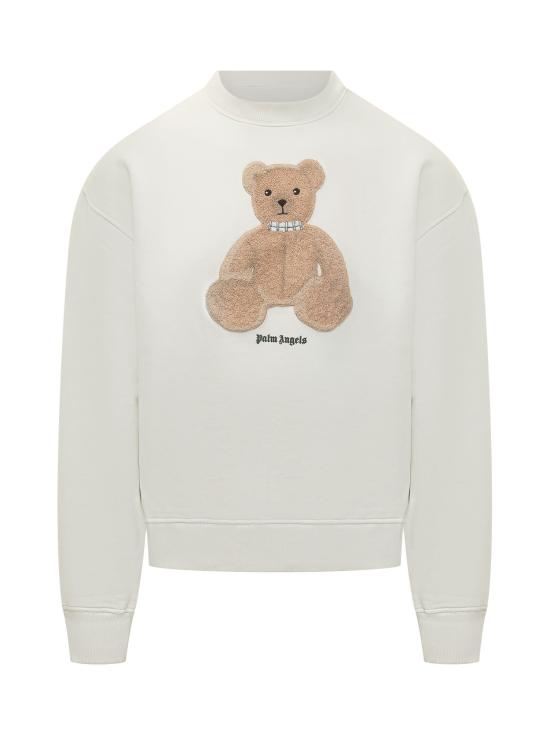 26SS 팜앤젤스 긴팔 티셔츠 PMBA08HS26FLE009 0360 OFF WHITE BROWN