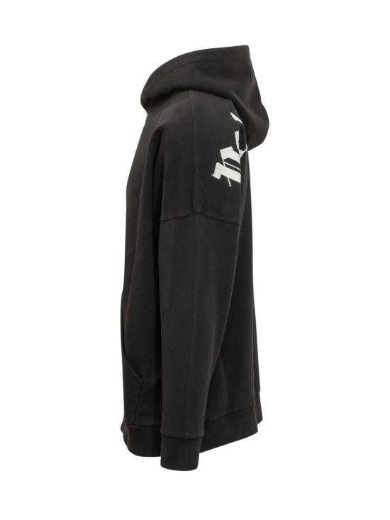 26SS 팜앤젤스 긴팔 티셔츠 PMBB036S26FLE001 1003 BLACK OFF WHITE - PALM ANGELS