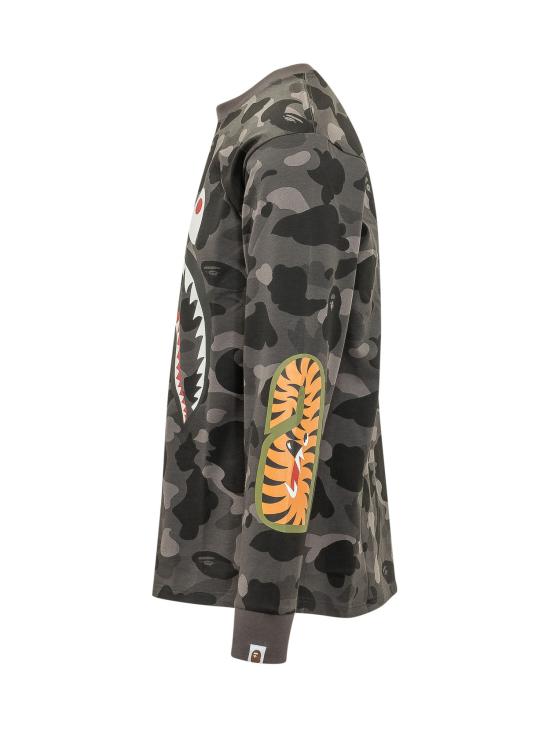 26SS 베이프 긴팔 티셔츠 001LTM301006M BLACK - BAPE