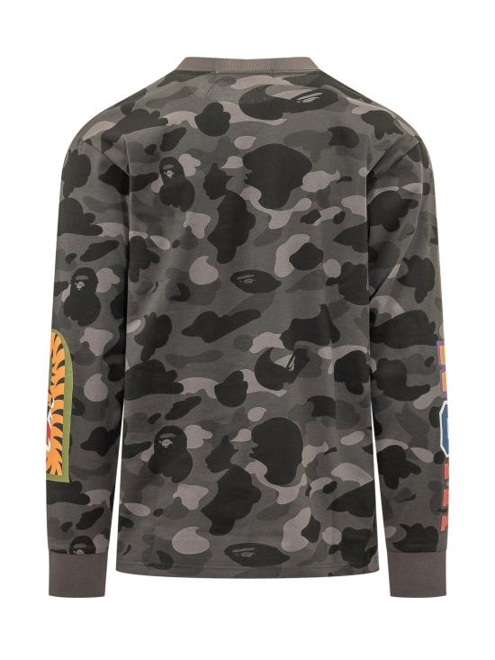 26SS 베이프 긴팔 티셔츠 001LTM301006M BLACK - BAPE