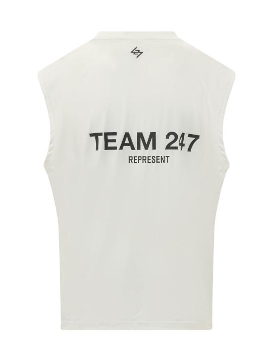 26SS 리프레젠트 민소매 티셔츠 247M100139 72 FLAT WHITE - REPRESENT