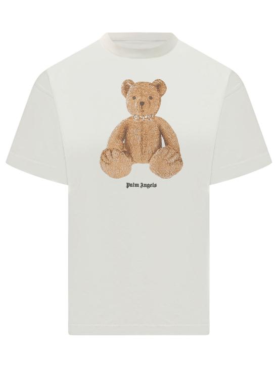 26SS 팜앤젤스 반팔 티셔츠 PMAA109S26JER00A 0360 OFF WHITE BROWN