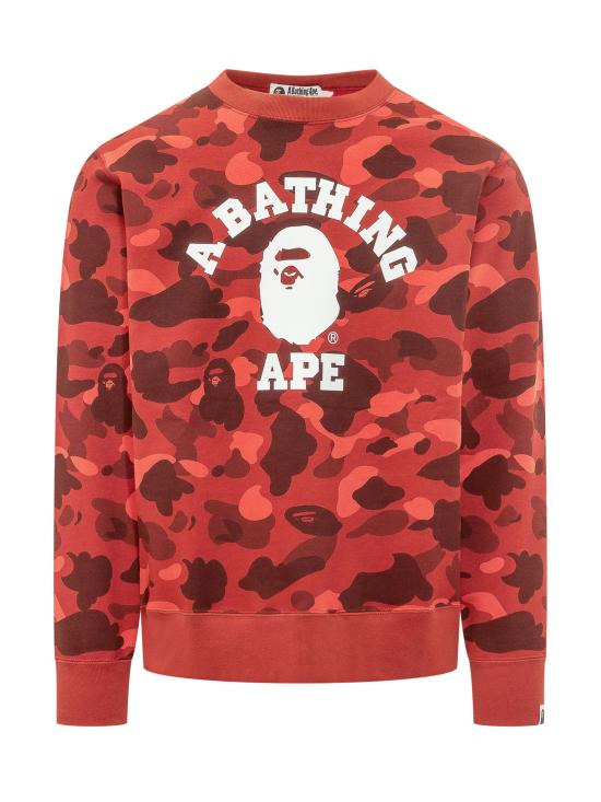 26SS 베이프 긴팔 티셔츠 001SWM301008M RED