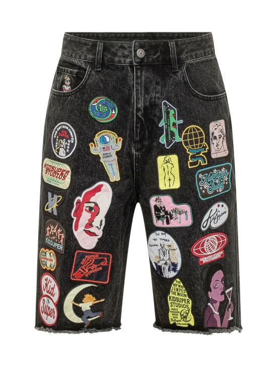 26SS 키드슈퍼 데님 숏팬츠 SS26SHRT02 BLACK