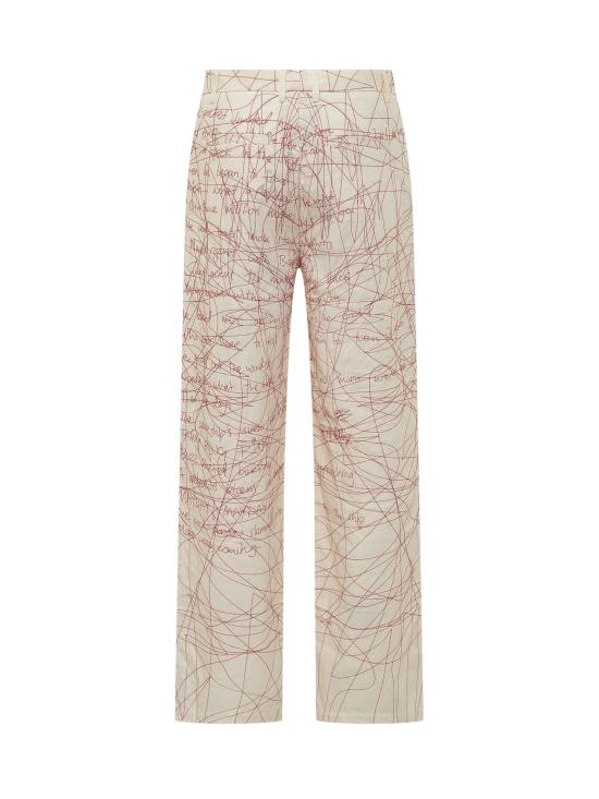 26SS 키드슈퍼 스트레이트 팬츠 SS26PT01 CREAMRED CREAM RED - KIDSUPER