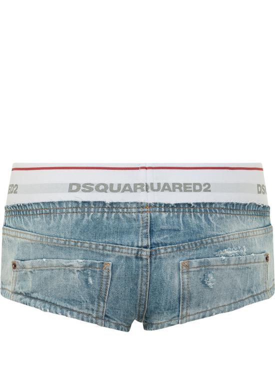 26SS 디스퀘어드2 숏팬츠 S72MU0568D30038 470 NAVY BLUE - DSQUARED2