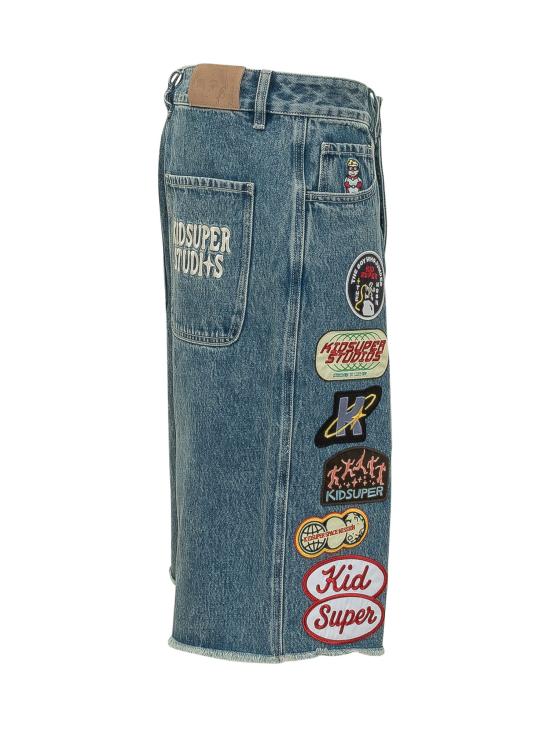 26SS 키드슈퍼 데님 숏팬츠 SS26SHRT01 DARKBLUE DARK BLUE - KIDSUPER