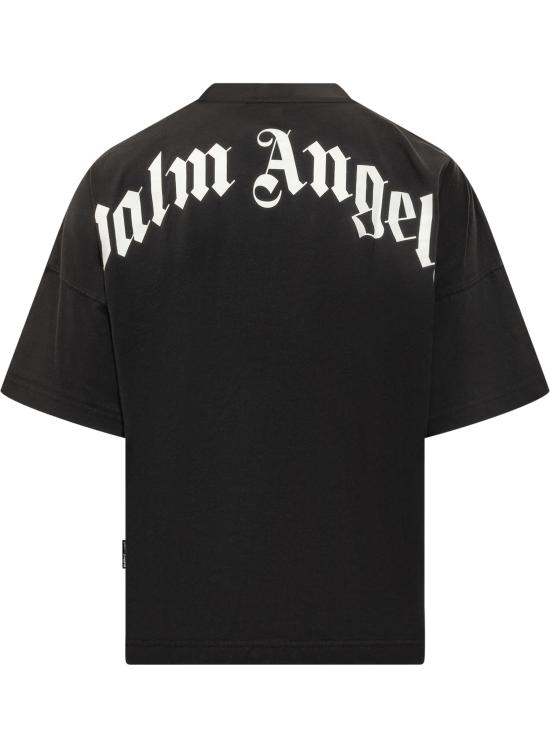 26SS 팜앤젤스 반팔 티셔츠 PMAA10BS26JER007 1003 BLACK OFF WHITE - PALM ANGELS