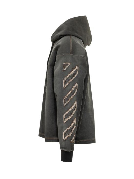 26SS 오프화이트 긴팔 티셔츠 44MBB12MS26D00 1009 HIGHLIGHTED BLACK - OFF WHITE