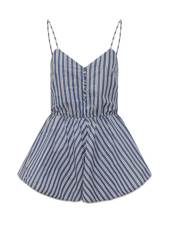 26SS 안다마네 숏 원피스 TM190165BTNC197 891 BLUE ROUGE NOIR