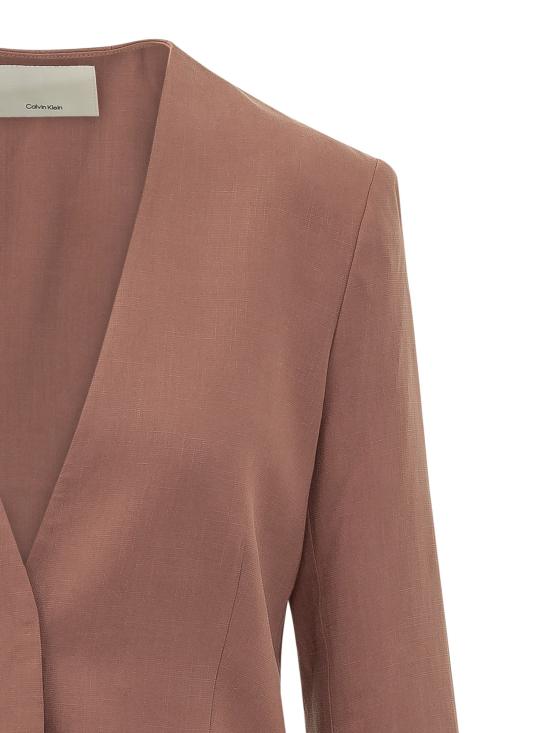 26SS 캘빈클라인 수트 자켓 LV044F409G 41J SIERRA BROWN - CALVIN KLEIN