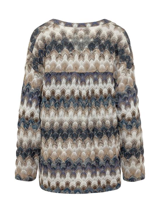 26SS 미소니 셔츠 DS26SJ01BR015J S72RA MULTI BLUE WHITE - MISSONI