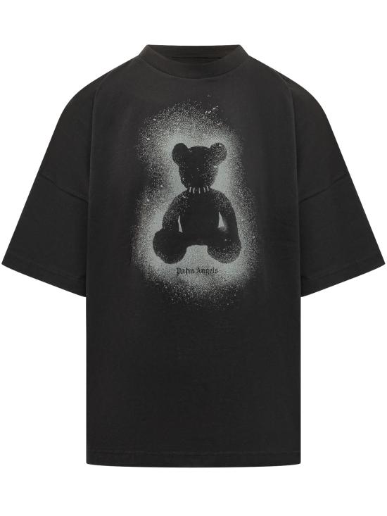 26SS 팜앤젤스 반팔 티셔츠 PMAA10BS26JER002 1007 BLACK DARK GREY