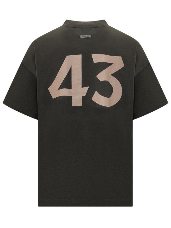 26SS 피어오브갓 코튼 레이온 43 티셔츠 FG9M109928CRY BLACK - FEAR OF GOD