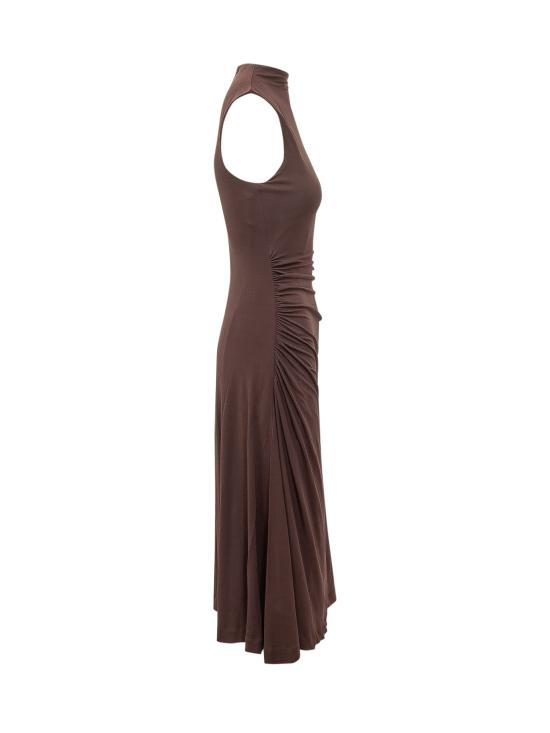 26SS 보스 롱 원피스 50557369 206 DARK BROWN - BOSS