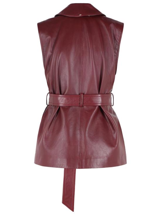 26SS 스포트막스 가죽 자켓 2612441013002 Bordeaux - SPORTMAX