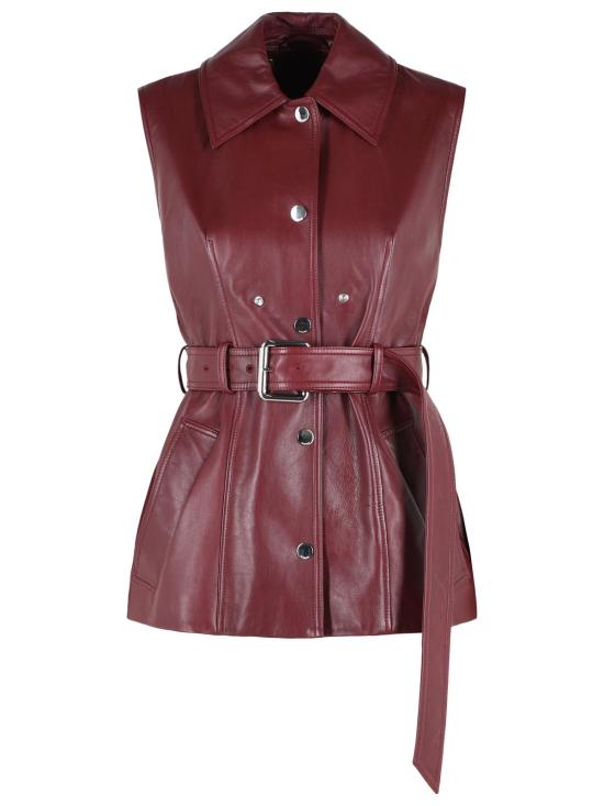 26SS 스포트막스 가죽 자켓 2612441013002 Bordeaux - SPORTMAX