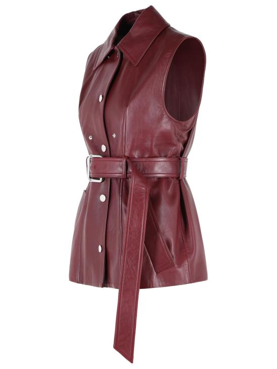 26SS 스포트막스 가죽 자켓 2612441013002 Bordeaux - SPORTMAX