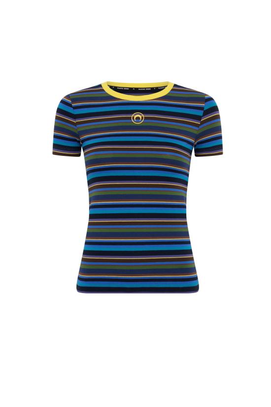 26SS 마린세르 반팔 티셔츠 WTT012ADJER0010 MU00 MULTICOLOR