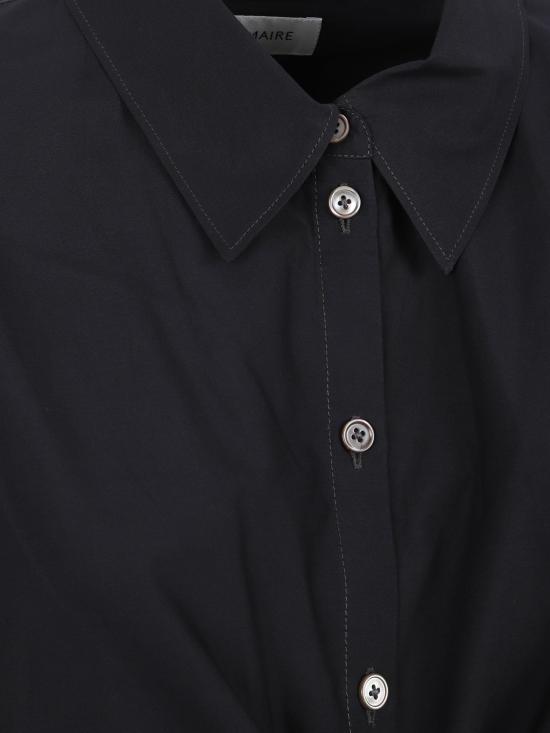 26SS 르메르 스트레이트 칼라 트위스트 셔츠 SH1141LF1500 BK998 SQUID INK - LEMAIRE