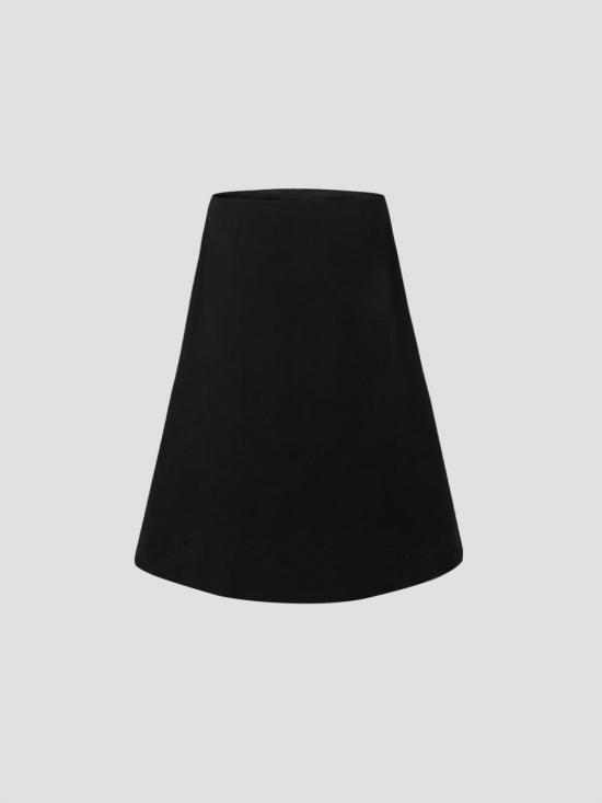 26SS 질샌더 미디 스커트 J03MA0291J70218 001 BLACK - JIL SANDER