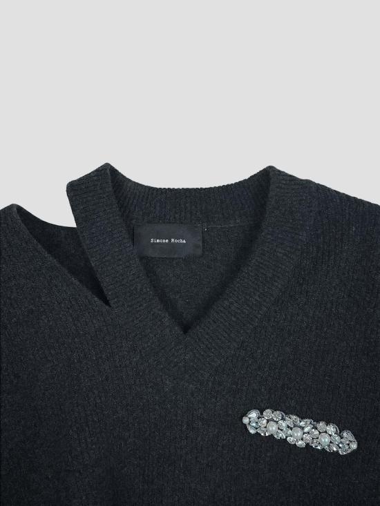 26SS 시몬로샤 후드 티셔츠 LMK10WB0660 CHR PRL CLR CHRCL PRL CLR - SIMONE ROCHA