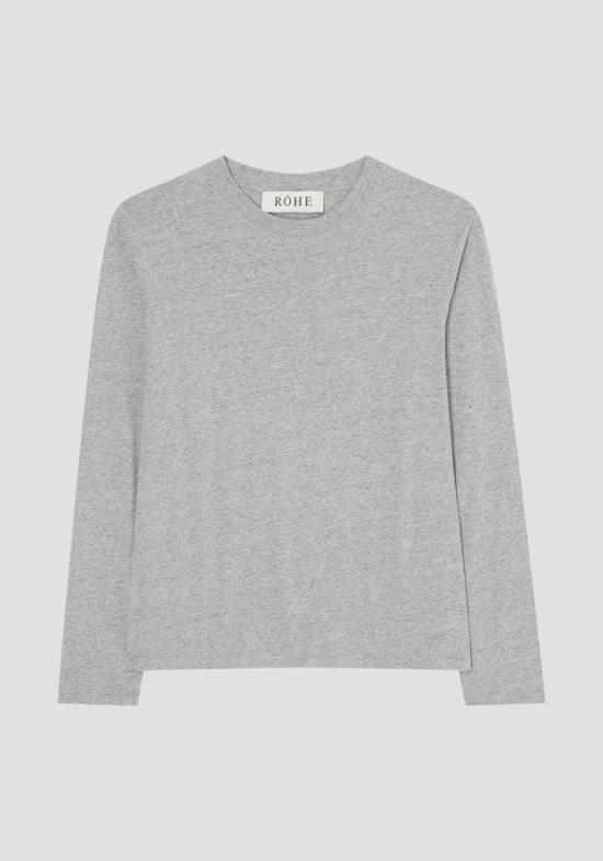 26SS 로에 후드 티셔츠 41222107 031 LIGHT GREY MEL