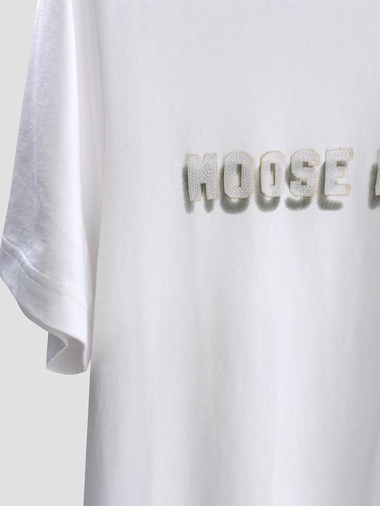 26SS 무스너클 반팔 티셔츠 M16MT707 891 MILKY WAY - MOOSE KNUCKLES