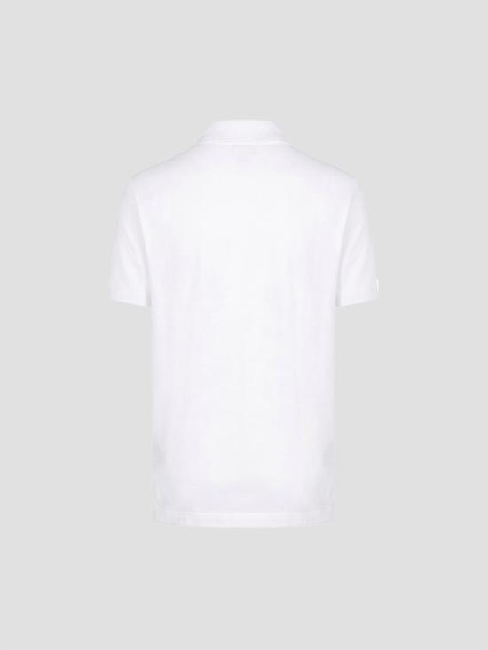 26SS 메종키츠네 폭스 헤드 컴포트 폴로 티셔츠 PM00210KP0001 P100 WHITE - MAISON KITSUNE