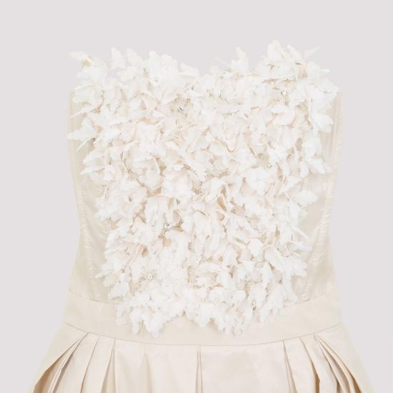 26SS 엘리자베타프랜치 미디 원피스 AB94262E2 045 CREMA - ELISABETTA FRANCHI