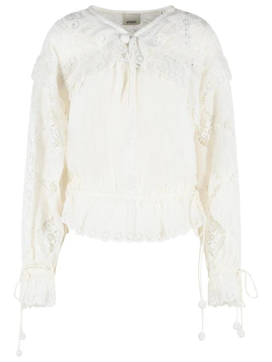 26SS 이자벨마랑 블라우스 HT0886FA D2J17I20WH White