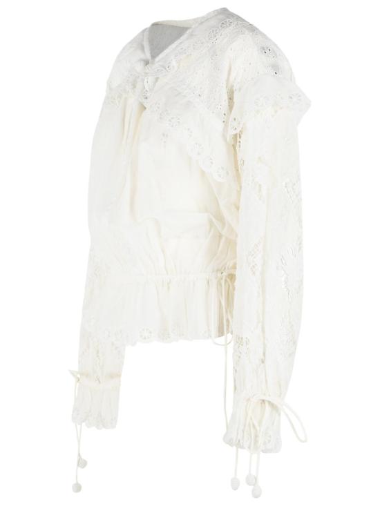 26SS 이자벨마랑 블라우스 HT0886FA D2J17I20WH White - ISABEL MARANT
